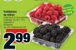 Super C framboises ou mûres | raspberries or blackberries offer