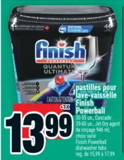 Super C pastilles pour lave-vaisselle Finish Powerball | Finish Powerball dishwasher tabs offer