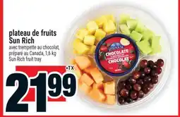 Super C PLATEAU DE FRUITS SUN RICH | SUN RICH FRUIT TRAY offer