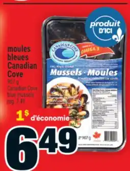 Super C moules bleues Canadian Cove | Canadian Cove blue mussels offer