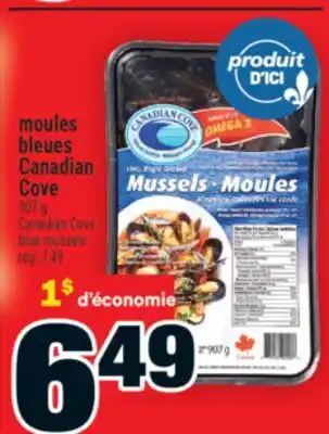 Super C moules bleues Canadian Cove | Canadian Cove blue mussels offer