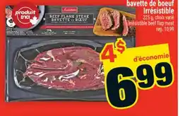 Super C bavette de boeuf Irrésistible | Irrésistible beef flap meat offer