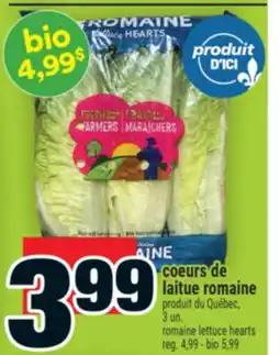 Super C COEURS DE LAITUE ROMAINE | ROMAINE LETTUCE HEARTS offer