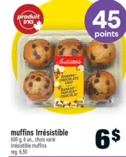 Super C muffins Irrésistible | Irrésistible muffins offer