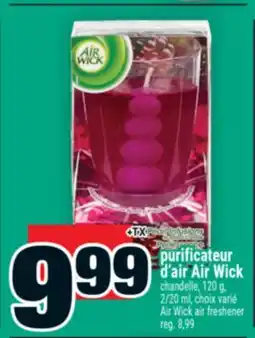 Super C purificateur d'air Air Wick chandelle | Air Wick air freshener offer