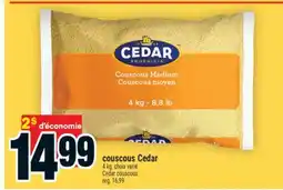 Super C couscous Cedar | Cedar couscous offer