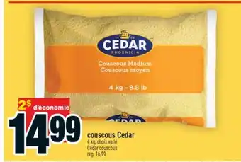 Super C couscous Cedar | Cedar couscous offer
