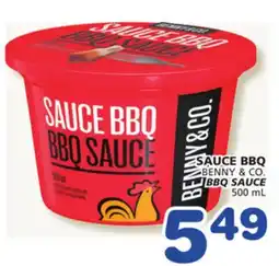 Marches Tradition BENNY & CO. BBQ SAUCE offer