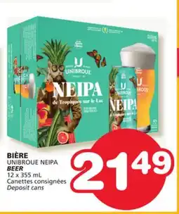 Marches Tradition UNIBROUE NEIPA BEER offer