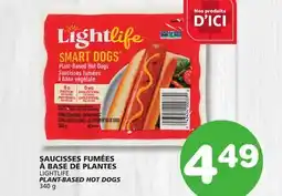 Marches Tradition LIGHTLIFE PLANT-BASED HOT DOGS offer