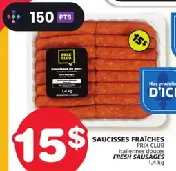Marches Tradition PRIX CLUB FRESH SAUSAGES offer