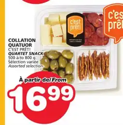 Marches Tradition C'EST PRÊT! QUARTET SNACK offer