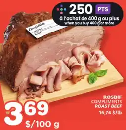 Marches Tradition COMPLIMENTS ROAST BEEF offer
