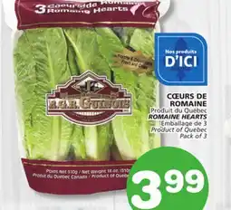 Marches Tradition ROMAINE HEARTS offer