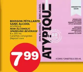 Marches Tradition ATYPIQUE NON-ALCOHOLIC SPARKLING BEVERAGE offer