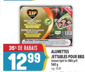 Marché Adonis ALUMETTES JETTABLES POUR BBQ | INSTANT LIGHT FOR BBQ GRILL offer
