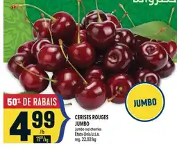 Marché Adonis CERISES ROUGES JUMBO | JUMBO RED CHERRIES offer