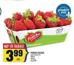 Marché Adonis FRAISES LOCALES | LOCAL STRAWBERRIES offer