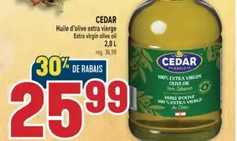 Marché Adonis CEDAR HUILE D'OLIVE EXTRA VIERGE | CEDAR EXTRA VIRGIN OLIVE OIL offer