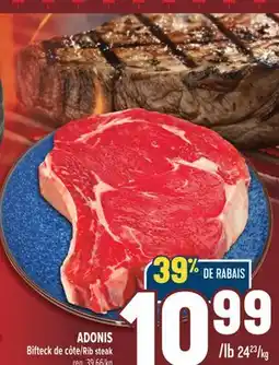 Marché Adonis ADONIS BIFTECK DE CÔTE | ADONIS RIB STEAK offer
