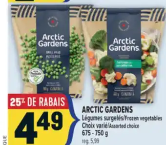 Marché Adonis ARCTIC GARDENS LÉGUMES SURGELÉS | ARCTIC GARDENS FROZEN VEGETABLES offer