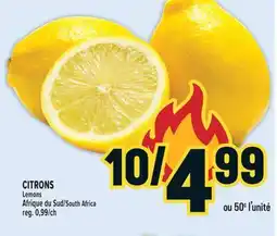Marché Adonis CITRONS | LEMONS offer