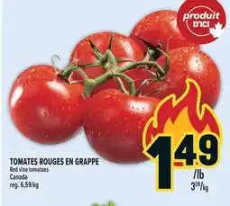 Marché Adonis TOMATES ROUGES EN GRAPPE | RED VINE TOMATOES offer