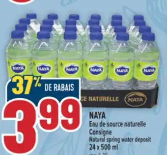 Marché Adonis NAYA Eau de source naturelle | Natural spring water deposit offer