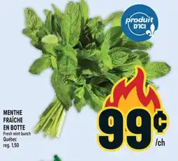 Marché Adonis MENTHE FRAÎCHE EN BOTTE | FRESH MINT BUNCH offer