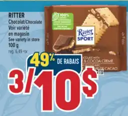 Marché Adonis RITTER SPORT CHOCOLAT | RITTER SPORT CHOCOLATE offer