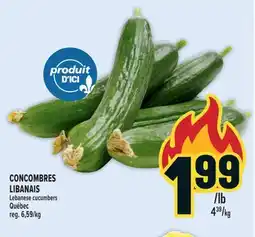 Marché Adonis CONCOMBRES LIBANAIS | LEBANESE CUCUMBERS offer