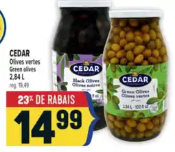 Marché Adonis CEDAR OLIVES VERTES | CEDAR GREEN OLIVES offer