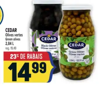 Marché Adonis CEDAR OLIVES VERTES | CEDAR GREEN OLIVES offer