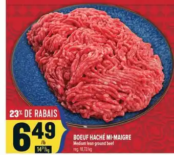 Marché Adonis BOEUF HACHÉ MI-MAIGRE | MEDIUM LEAN GROUND BEEF offer