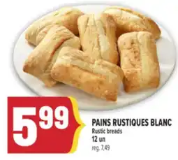 Marché Adonis PAINS RUSTIQUES BLANC | RUSTIC BREADS offer