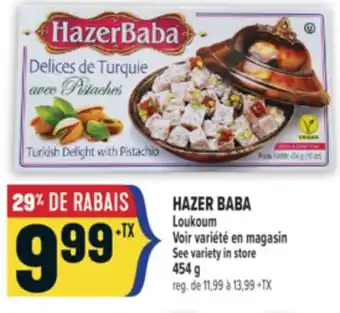 Marché Adonis HAZER BABA Loukoum offer