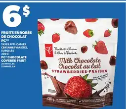 Provigo PC CHOCOLATE COVERED FRUIT, 200 G offer