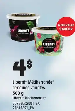 Provigo LIBERTÉ MÉDITERRANÉE , 500 G offer