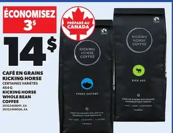 Provigo KICKING HORSE WHOLE BEAN, 454 G offer