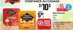 Provigo BLACK DIAMOND COMBO 129 G, NATUREL NATURAL CHEESE SLICES, 220 - 240 G offer