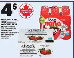 Provigo iÖGO NANO YOGURT OR SIGGI'S SKYR YOGURT offer