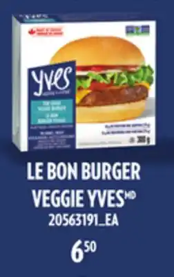 Provigo LE BON BURGER VEGGIE YVESMD offer
