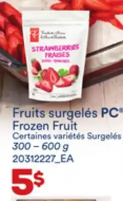 Provigo PC FROZEN FRUIT, 300 – 600 g offer