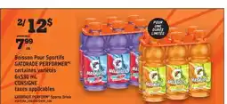 Provigo GATORADE PERFORM SPORTS DRINK, 6X591 ML offer