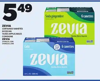 Provigo ZEVIA, 6X355 ML offer