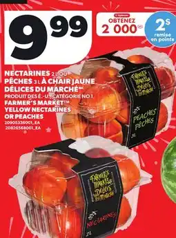 Provigo FARMER'S MARKET YELLOW NECTARINES, 2 L OR PEACHES, 3 L offer