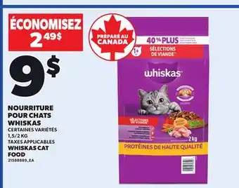 Provigo NOURRITURE POUR CHATS WHISKAS, 1,5/2 KG offer