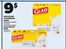 Provigo SACS POUR L'INTÉRIEUR GLAD, 12-48 UN offer