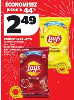 Provigo LAY'S POTATO CHIPS, 165-235 G offer