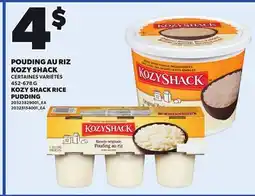 Provigo KOZY SHACK RICE PUDDING, 452-678 G offer